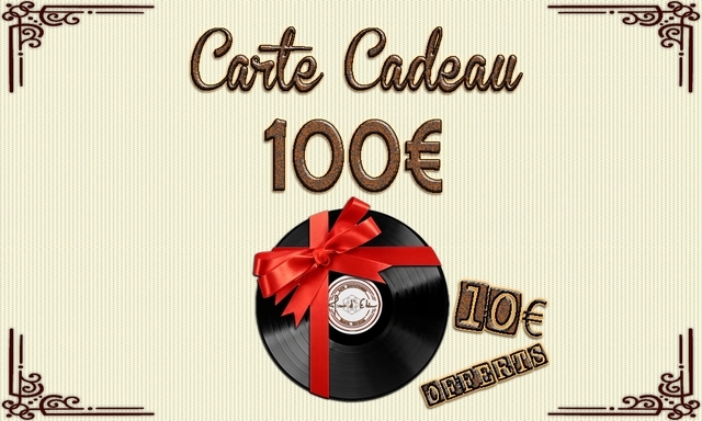Carte cadeau de 100€ = 10€ offerts!